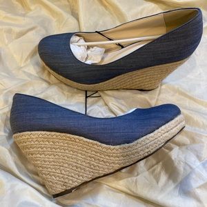 Torrid Chambray Espadrille Wedge